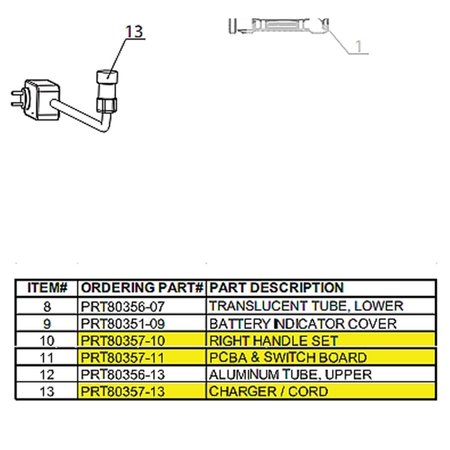 ATI TOOLS Charger for 80357 ATD-PRT80357-13